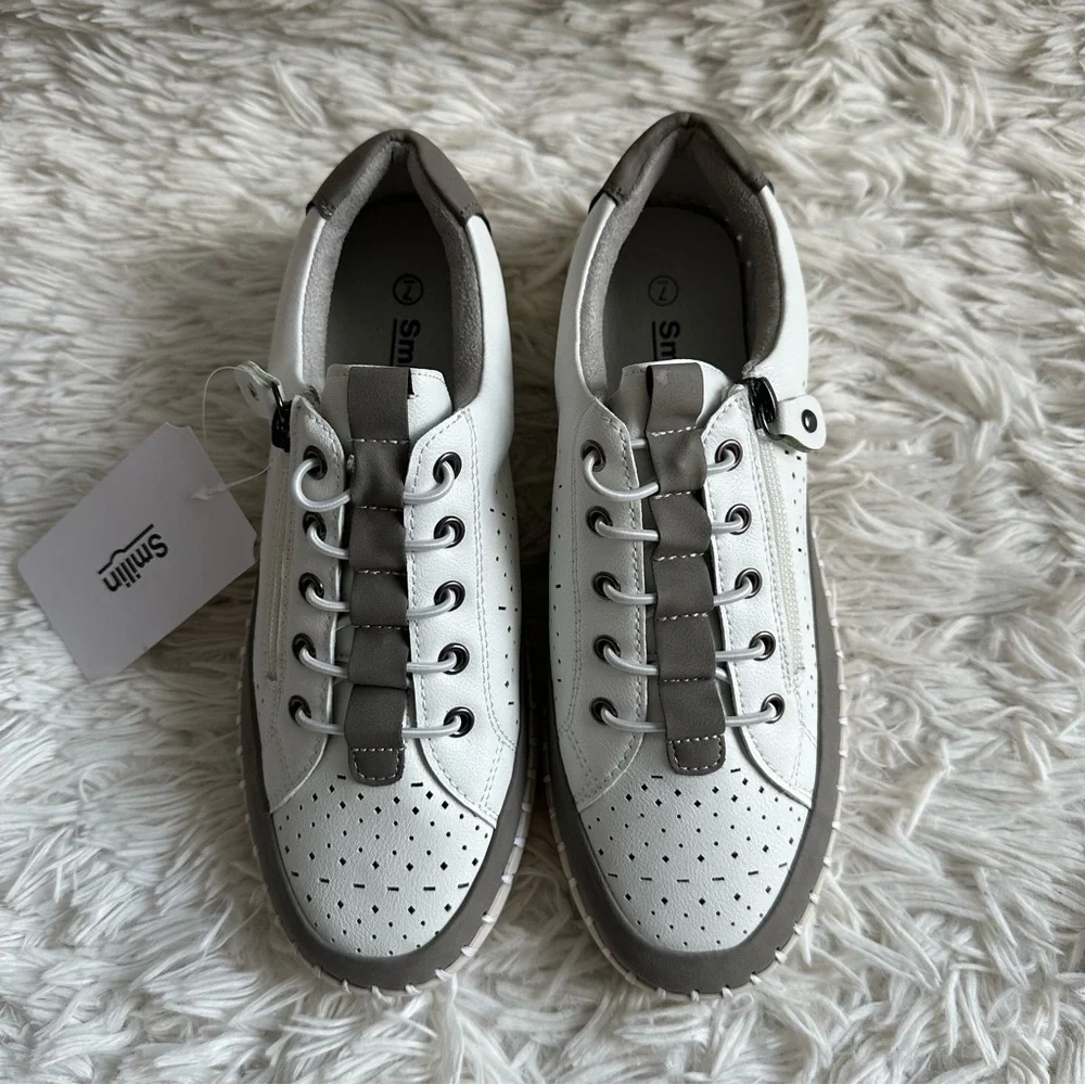 Smilin Womens Fashion Sneakers Casual New With Tags Size 7 - Picture 2 of 7